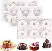 ALINUOYQ Donut Pan for Baking Pumpkin Shape Silicone Donut Molds Non-Stick Doughnut Pan Set Heat Resistants Doughnut Tray Bagel Mold Make Perfec Donut Cake Biscuit Bagels