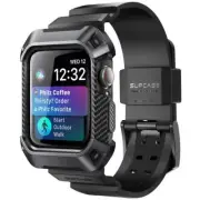 For 2022 Apple Watch Series 8/SE2/7/6/SE/5/4, SUPCASE Rugged Case w/ Strap Bands