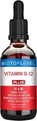 Vitamin B12 Liquid Sublingual Drops Plus B1-B6 in Fastest Absorption Way
