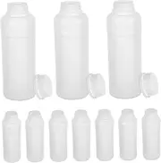 FUNOMOCYA 10pcs Laboratory Pe Bottles Laboratory Sample Bottle Empty Chemical Liquid Container For Liquid Chemical Storage 500ml