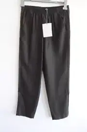 Witchery Relaxed Side Stripe Pants Womens 8 Black BNWT