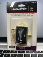 Monster TV Antenna Cable Switch 75 ohm #140003-00