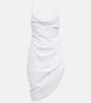 [Jacquemus] Jacquemus La Robe Saudade voile minidress UK 16 white