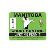 Manitoba Ghost Hunting Permit Sticker