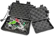 ZSHJGJR 2 Pack Broadhead Case Holds Plastic Protector Archery Arrowheads Portable Case Arrow Tips Storage Box for Archery Accessory