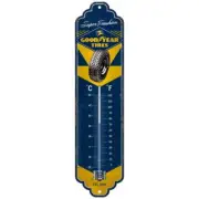 Goodyear Super Cushion Thermometer Man Cave Tin Sign Temperature Gauge