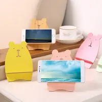 在飛比找蝦皮購物優惠-客製化【手機支架】創意手機支架 可愛兔子手機座桌面托架 平板