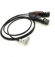 A~ri Al~xa M~ni Audio Cable, M~ni Two-Channel Audio Cable, 00B 5-pin to Neu~rik XLR 3-pin Female(Length-150cm)