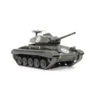 M24 Chaffee 1st Armored Div. 1945 - Display Case 1/43 Scale Diecast Tank Model