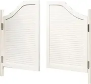 EKDJSN Retro Cafe Swinging Doors, Indoor Louvered Swing Door, Partition Door Hinges Half Waist Door, Auto Close Bar Door for Terrace Emporium, Custom (Size : 39.3in/100cm)