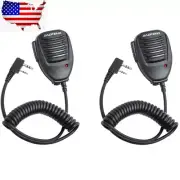 2X Shoulder Speaker Microphone For Baofeng UV-5R UV-82 BF-888S UV-5R+ Plus Radio