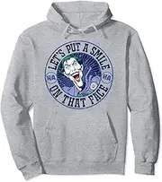 [DC Comics] Batman Joker Smiling Stamp Pullover Hoodie