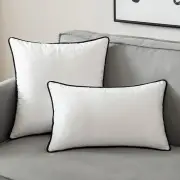 INS Style Velvet Pillowcase White Cushion Cover Throw Pillowcover Sofa/Bed