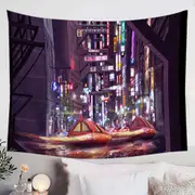 Artistic Future Tokyo City Tapestry