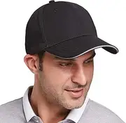 [Gisdanchz] Running Hat Baseball Cap. Reflective Layer, Unisex Simple Style, Plain Sports Hats for Man and Women.