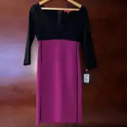 Narciso Rodriguez For Design Nation Women’s Color Block Dress Size Extra Small