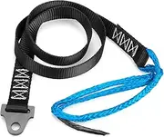 64 Inch Plow Strap for ATV UTV Winch, Heavy Duty Snow Plow Lift Strap, 3200lb High Tensile Strength Winch Snow Plow Strap for Use with Standard or Wide Winches