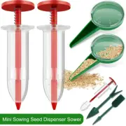 6Pcs Mini Sowing Seed Dispenser Sower Set Manual Handhold Seedlings Dibber FaWWd