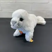 Steiff Cozy Heuler Large White Seal 5374/35 New With Tags 15” Plush
