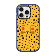 iPhone 16 Pro Impact Case MagSafe Compatible Cheetah face by Arual