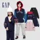 【GAP】男女童裝 Logo刷毛連帽外套 碳素軟磨系列-多色可選(837186&836794&836735)