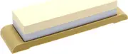 Suehiro Japanese Sharpening Stone, Dual-Sided #1000 and #3000 Grit with Rubber Base, Compact