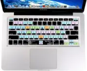 English Silicone Shortcut Keyboard Skins are Compatible with MacBook 13' 1 OS X