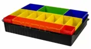Makita MAKPAC COLOUR STORAGE INSERTS SET P84062 Removable Sections