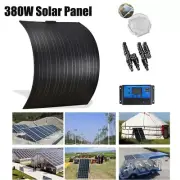 380W Flexible Solar Panel Kit 12V Mono Home Caravan Camping Charging Controller