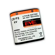 2 Pack- CRP2 Lithium Photo Battery 1500mAh 6V CR-P2