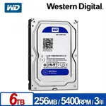 WD 威騰 WD60EZAZ 藍標 6TB 3.5吋 SATA硬碟