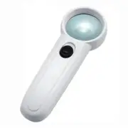 LED Light 15X Hand held Magnifying Glass Lens Magnification Fine Work Magnifier