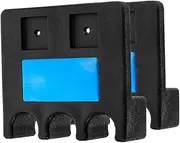 2pcs 3 Weighted Pool Cue Stick Holder with Durable and Stylish Cue Rest for Organized Display Includes Chalk Cubes Holders for Home Bar and Game Room