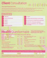 VIBRATION PLATE TRAINING CLIENT EXERCISE RECORD CONSULTATION CARDS PACK OF 25