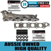 Genuine Exhaust Manifold,Gasket&Stud Kit For Mitsubishi Triton MR 4N15 2.4L