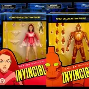 Diamond Select Invincible Atom Eve & Robot Deluxe 6" Action Figure Set