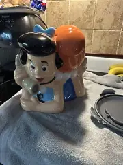 Cookie Jar Wilma Flintstone W/Betty Warner Bros Studio Store W/Box