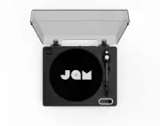 Jam Spun Out Wireless Bluetooth Turntable Vinyl Record Player 33/45/78 RPM Black