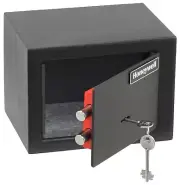 - Bolt Down Small Safe Box for Valuables - Steel Security with Key Lock for P...