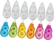 jojofuny 12Pcs Correction Tape for School and Portable Correction Tapes for Students Easy to Use for Writing and Crafting School Stationery