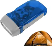 LED Torch | Adjustable Hand Crank Bright Flashlight | 4.13x2.2 inch Waterproof Camping Torch | LED Camping Flashlight | Portable Flash Light for Outdoor, Travel, Adventure