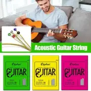 ❀TX620/TX630/TX640 ACOUSTIC GUITAR STRINGS SET OF 6 QUALITY HIGH STRINGS M8E6