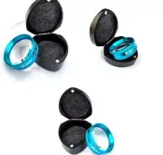 Eye Diagnose Lot Of 3 Blue 20D Bio Lens With Case For Ophthalmologist Free Ship