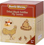 5LB Dried BSFL Calcium Grubs for Chickens, Birds, Small Animals