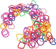 QUMIIRITY Linking Rings Toy Clips Chain Infants Toys Safe Plastic Chain Links for Classroom Stroller