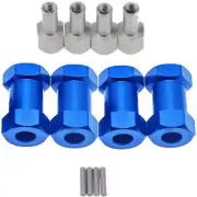 NEW NHX 12mm Wheel Hex Hub 20mm Offset Extension Adaptor 4Pcs Blue FREE US SHIP
