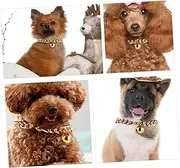 DECOMELODY 1PC Pet Necklace Collar Decorative Bell Accessory for Dogs and Cats Durable and Stylish Design Safe for Pets