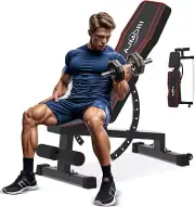 Adjustable Weight Bench,Workout Bench for Home Gym, 1200 LB Stable Incline Decli