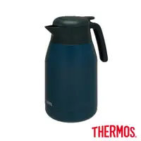 在飛比找ETMall東森購物網優惠-【THERMOS膳魔師】不鏽鋼黛藍風韻按壓式真空保溫壼150