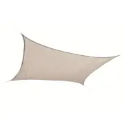 8 Ft. X 12 Ft. Almond Rectangle Shade Sail